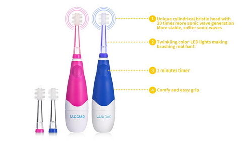 Lux360 kids Electric Toothbrush