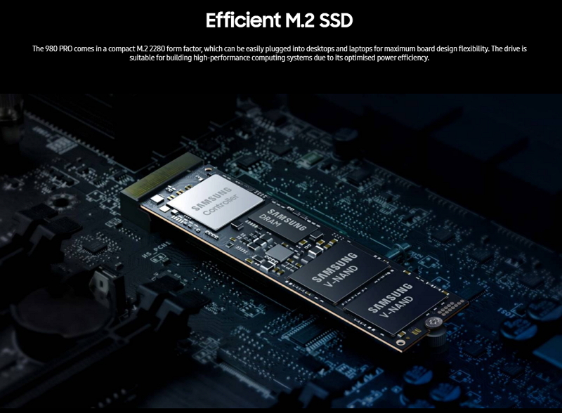 SAMSUNG 980 PRO NVMe M.2 SSD 250GB เอสเอสดี (MZ-V8P250BW)