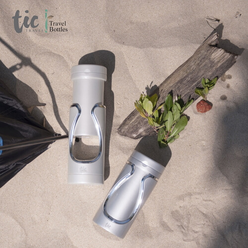 TIC Travel Bottle Skin and Shower Set