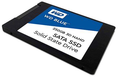 WD Blue 3D NAND SATA SSD 250GB (WDS250G2B0A)