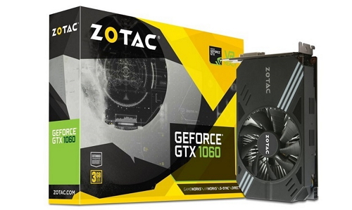 Zotac GeForce GTX 1060 3GB DDR5 (ZT-P10610A-10L)