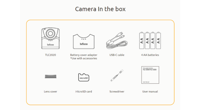 Brinno BARD Creative Timelapes Camera Kit (BAC2000) กล้องบันทึกวิดีโอ