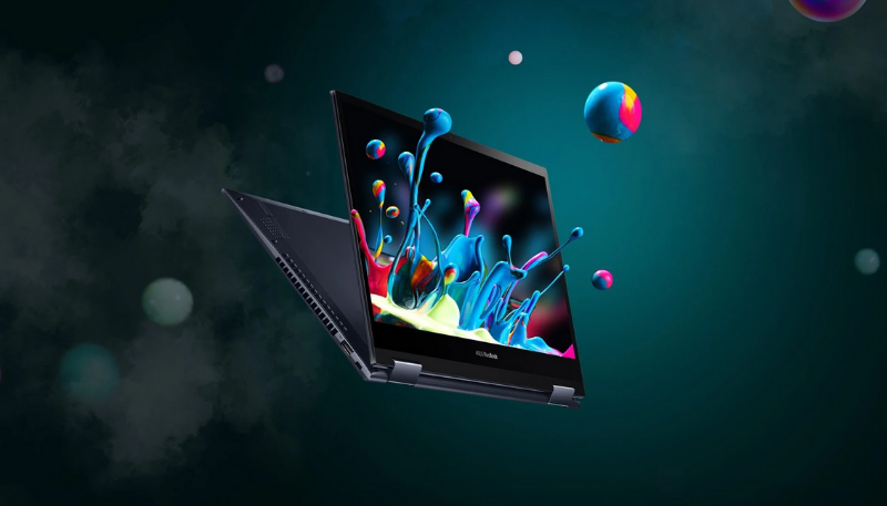 Asus VivoBook Flip 14 TM420IA-EC202TS Notebook (Bespoke Black) (โน๊ตบุ๊ค)