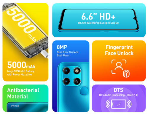 Infinix Smart 6 (RAM 2 + ROM 32 GB)