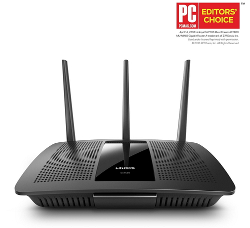 Linksys AC1900 EA7500 Max-Stream MU-MIMO Gigabit Wi-Fi Router (EA7500-AH)