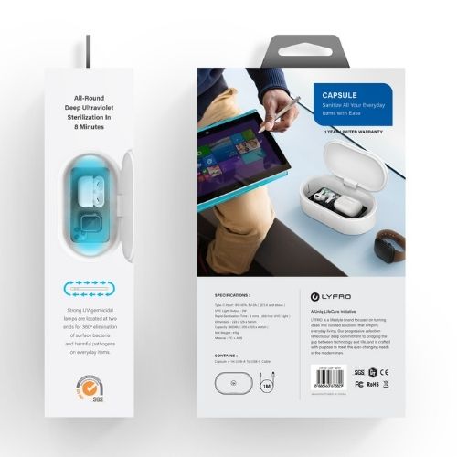 กล่องฆ่าเชื้อ LYFRO LIFECARE CAPSULE UVC DISINFECTION BOX