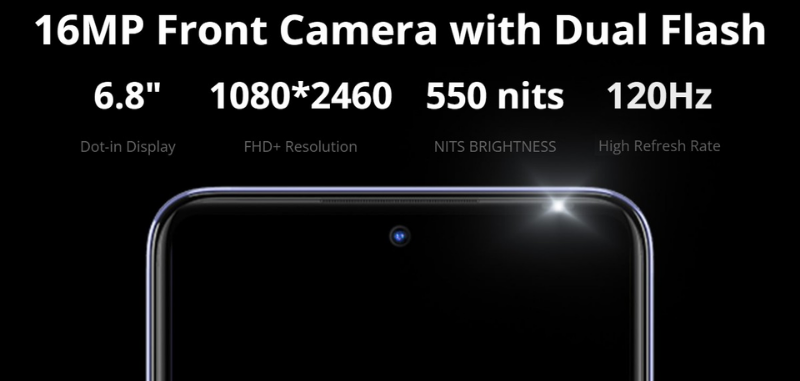 Tecno Camon 18P (RAM 8 + ROM 128) สมาร์ทโฟนเทคโนประกันศูนย์ 1 ปี