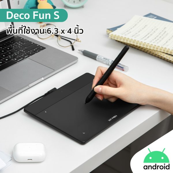 XP-Pen Deco Fun S เมาส์ปากกาขนาด 6.3X4 นิ้ว