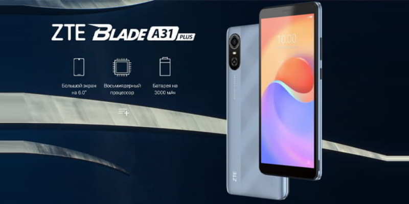 ZTE BLADE A31 PLUS 6 2GB 32GB 8MP CADET BLUE